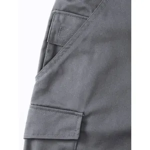 Pantalones Cortos de Trabajo Personalizados para Adultos, Material de Sarga de Polialgodón, Chalecos de Peso Ligero y Cómodos - Product Image 4
