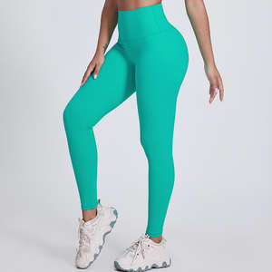 Leggings Deportivos Transpirables de Cintura Alta, Ajuste Cómodo, Textura Suave, Ideales para Yoga, Gimnasio, Entrenamiento y Actividad Diaria, OEM ODM - Product Image 4