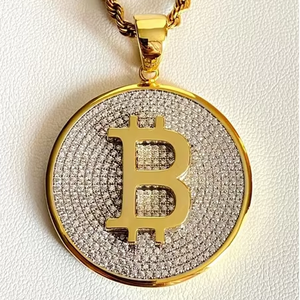 Pendentif lettre B en Moissanite en argent sterling 925 glacé pour hommes Bijoux Hip Hop Design personnalisé Pendentif avec nom initial - Product Image 1