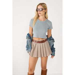 T-shirt court à manches courtes, col rond, coupe classique, 100% coton - Product Image 4