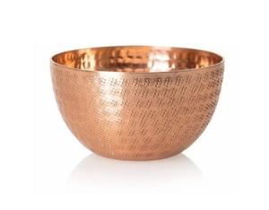 Premium Design Kitchenware <b>Soup</b> <b>Bowl</b> Standard Quality Metal Copper Plated Serving <b>Bowl</b> Hammered Work for Tabletop Decorative - Product Image 3