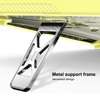 Étui pour ordinateur portable 13,3 pouces en polycarbonate rigide 5 couleurs avec support métallique pliable et aérations de refroidissement antichoc pour MacBook NEO, marque Flying Private Label