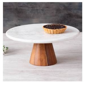 แท่นวางเค้กโลหะหินชนวนสำหรับตกแต่งงานแต่งงานปรับขนาดได้ตามต้องการ - Product Image 2