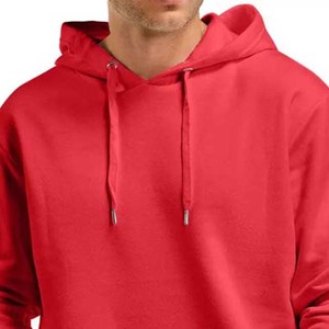 Sudaderas con Capucha y Cremallera para Hombre, Color Rojo, Más Vendidas al por Mayor, de Invierno, de Forro Polar, Impermeables, de Algodón y Poliéster - Product Image 2