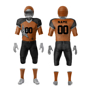 Fabricant de vêtements de sport personnalisés de qualité supérieure Uniforme de football américain personnalisé 100% polyester Vente en gros Uniforme de football américain - Product Image 2