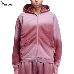 Nuevo Conjunto de Pantalones Cortos con Cierre para Hombre, Teñido, en Varios Colores, Tejido Grueso de 260GSM/300GSM, 100% Algodón French Terry, Transpirable y de Secado Rápido para Verano - Product Image 4