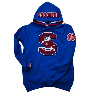 Logo de l'université de couleur bleue Wear Sororities Pull Overs Hoodies - Product Image 1