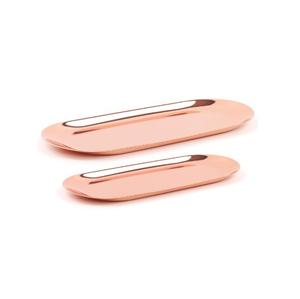 Bandeja Rectangular Impresionante con Diseño de Resina Niquelada, Elegante Bandeja para Servir Bebidas y Aperitivos con Fines Decorativos - Product Image 4