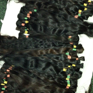 สินค้าขายดี!! ผมอินเดียแบบตรงธรรมชาติ เวอร์จิ้น เรมี แบบแบน เย็บด้วยเครื่องจักร แบบสองชั้น - Product Image 5