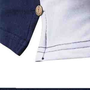 Logotipo personalizado de poliéster de talla grande para hombre para camiseta Polo Diseño único con venta Fabricado con tela única - Product Image 5