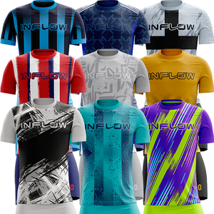 Camiseta de Fútbol Estampada de Manga Corta Unisex 2024-2025, Uniformes de Sublimación para Adultos, Cuello en V, 100% Poliéster, Verano, Invierno, Otoño - Product Image 3