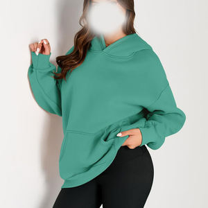 เสื้อฮู้ดแขนยาวของผู้หญิงเสื้อสวมหัวทรงหลวมใส่สบายโลโก้และสีออกแบบได้ตามต้องการ - Product Image 3