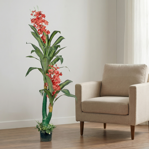 Planta Artificial de Coral, Dracaena en Maceta, 173 cm de Altura, Decoración Interior para Hogar, Oficina, Hotel - Product Image 5