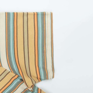 Camisetas a rayas de algodón OEM 100% personalizadas, ropa de hombre, camisetas a rayas de manga corta de peso pesado, ropa de calle informal de verano en blanco - Product Image 3