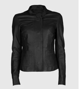 Temporada de invierno 2025, nuevo estilo, aspecto de moda para mujer, diseño personalizado, chaqueta de piel de oveja auténtica 100%, ropa informal para mujer - Product Image 6