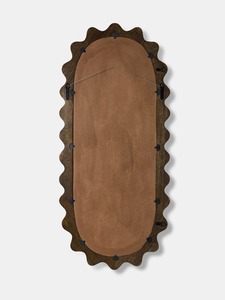 Espejo de Madera con Diseño Ondulado - Product Image 2