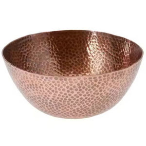 Accessoires de Vaisselle Bol de Service Alimentaire Nouveau Bol de Service en Cuivre Martelé de Designer Vintage à Prix Bon Marché - Product Image 1