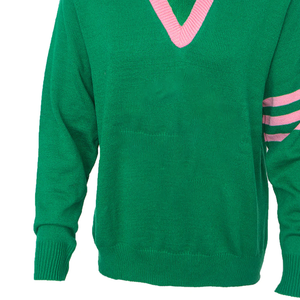 Sudadera con diseños personalizados de hermandad para mujer, ropa de Organización Griega, Jersey universitario personalizado bordado o impreso - Product Image 4