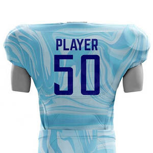 Camiseta de fútbol americano Premium con número personalizado y opción de nombre de equipo Uniforme de fútbol americano duradero - Product Image 5