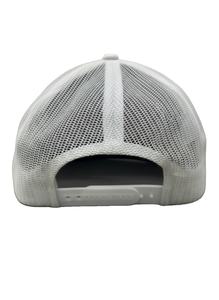 Casquettes de camionneur en gros avec logo personnalisé, chapeaux en maille à fermeture snapback réglable, couleur contrastée bleu marine et blanc - Product Image 3