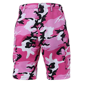 Men's sweat shorts with a personalised logo made of 100% cotton terry cloth that are solid in <b>colour</b> and suitable for casual - Product Image 3