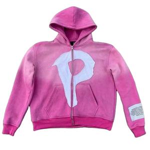 Cotton Blended High Quality Custom Design <b>Men's</b> Winter Heavyweight Fleece/French Terry Crew Neck <b>Zip</b> <b>Hoodie</b> <b>with</b> <b>Pocket</b> - Product Image 3