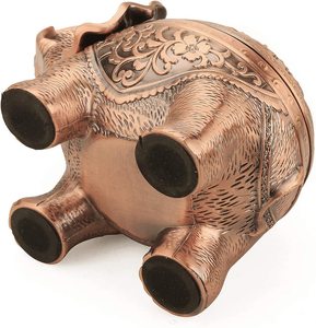 <b>Incense</b> Holder Stand Elephant Cone Coil <b>Incense</b> Burner Ash Catcher with Lid Aromatherapy Ornament Home Decoration - Product Image 3