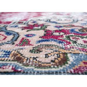 Alfombra de Lana Anudada a Mano Estilo Vintage, Roja y Naranja con Patrón de Medallón para el Hogar -Pae-1339 - Product Image 3