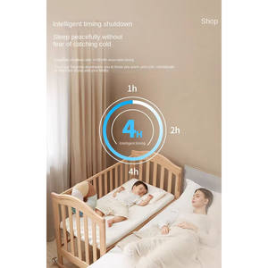 Lámpara Ventilador Moderna de 3 Aspas de Madera Sólida con Motores AC y DC, Fuente de Luz LED y Control Remoto para Hogar, Comedor, Sala de Estar y Habitaciones Infantiles - Product Image 6