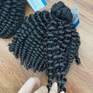 Vente en gros Extensions de cheveux à double trame Cheveux humains vietnamiens Paquets de cheveux bouclés vierges - Product Image 4