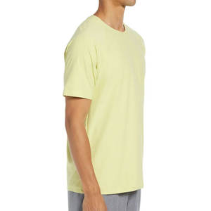 T-shirt uni 230 g/m², t-shirt imprimé pour homme, en coton biologique vierge, t-shirt imprimé surdimensionné pour homme - Product Image 2