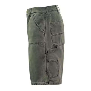Denim <b>Camo</b> <b>Shorts</b> High Street Fashion Elastic Waist Jean <b>Shorts</b> <b>Men</b> Manufacturer Custom logo Distressed Denim <b>Shorts</b> - Product Image 6