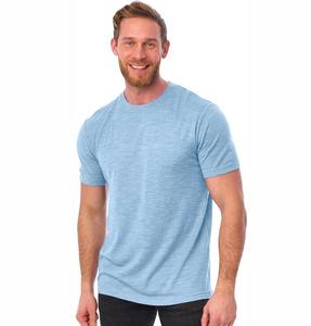 Camiseta 100% Algodón para Hombre, Manga Corta, Camiseta Deportiva Ligera de Merino, Capa Base para Senderismo, Camiseta Interior Suave y Transpirable - Product Image 6