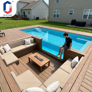 One Piece Acrylic Swimming <b>Pool</b> with Fire Pit Full Equipment Package Modern <b>Garden</b> Outdoor <b>Pool</b> - Product Image 3