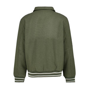 Veste universitaire noire de luxe entièrement personnalisée pour hommes, manches en cuir, veste universitaire Letterman pour hommes, nouveaux modèles - Product Image 2