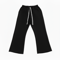 Jeans personnalisés vintage délavés à l'acide pour hommes, grandes tailles, coupe droite, taille mi-haute, en coton épais 100 %, imperméables, écologiques, avec logo personnalisé