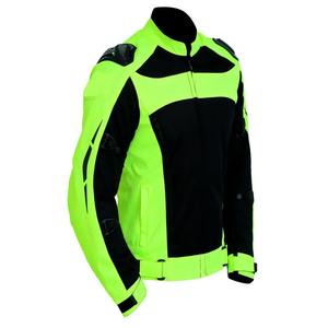 New Custom Made Women's Cordura Jacket Wholesale Custom Made Women's Full Sleeves Zipper Racing Motorbike Cordura Jacket - Product Image 2