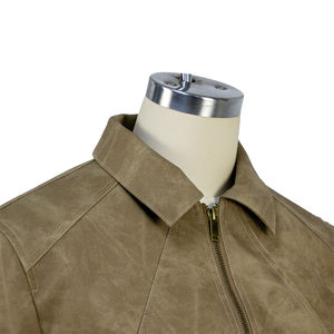 Promoción: Chaquetas de Cuero de Moda para Mujer, Ropa de Invierno / Chaquetas de Cuero Lisas de Manga Larga Más Vendidas - Product Image 6