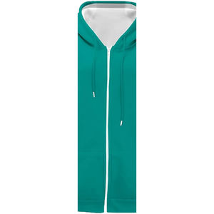 Robe pull en molleton d'hiver pour femme personnalisée, 100% coton, écologique, respirante, coupe-vent, avec broderie en relief sur le devant - Product Image 3