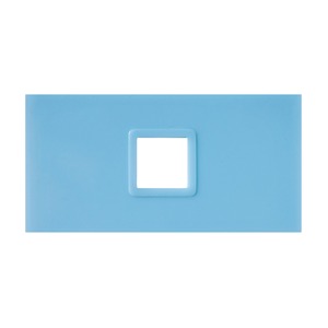 Lotto di 4 copriobiettivi MSV in ABS e acrilico, azzurro, 6,4 x 9,8 x 2,5 cm - Product Image 1
