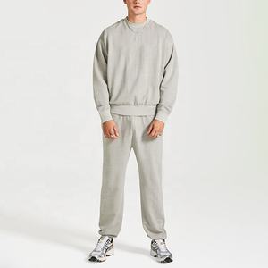 OEM Oversized <b>Sweatshirt</b> and Jogger Tracksuit Set for Men Premium Fabric Casual Gym Outfit Training Streetwear - Product Image 1