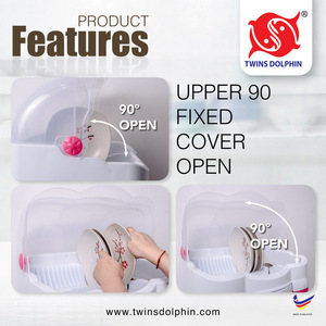 Escurridor de platos de cocina de exportación de grado de confianza Cajón de plástico apilable Diseño clásico Diferentes opciones de color Hecho Malasia - Product Image 5