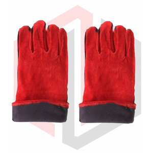 ถุงมือหนังกันกระแทก14นิ้วถุงมือทำงานจากจีนถุงมือหนังแฟชั่น - Product Image 5