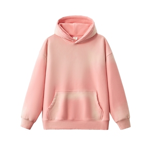 เสื้อฮู้ดดี้ย้อมสีแบบวินเทจ สไตล์ยูนิเซ็กส์ ล้างสีแบบแอซิดวอช  จำนวนสั่งซื้อขั้นต่ำน้อย |   เสื้อฮู้ดดี้สตรีทแวร์ขนาดใหญ่พิเศษ ขายส่ง - Product Image 5