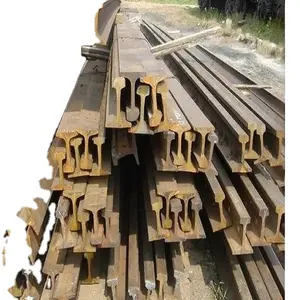 Trilho ferroviário R50 R60 mais utilizado, trilhos de aço ferroviário, sucata de metal para construção Hsm1,2