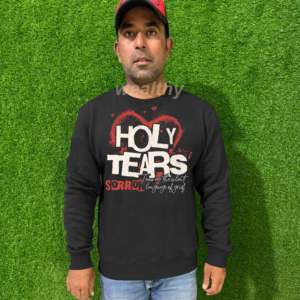 Fabricant personnalisé de sweat-shirt à col pull en coton mélangé pour hommes pull d'hiver en tricot pour sweats à capuche pour hommes - Product Image 1