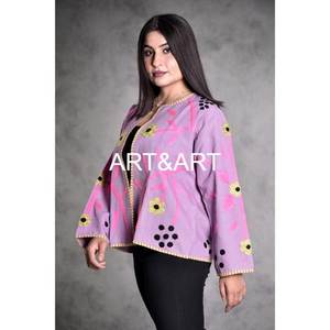 Última Colección, Chaqueta de Algodón para Mujer, Transpirable, Ecológica, de Alta Calidad, con Bordado Suzani, Gran Venta, Regalo Perfecto - Product Image 2