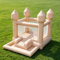Lilytoys Combo gonflable personnalisé en PVC, château gonflable avec toboggan, château de saut avec piscine, aire de jeux gonflable
