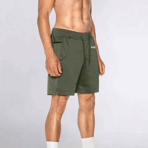 กางเกงขาสั้นออกกำลังกายสำหรับผู้ชายกางเกงขาสั้นผ้าระบายอากาศได้ดีดีไซน์เป็นเอกลักษณ์ - Product Image 3