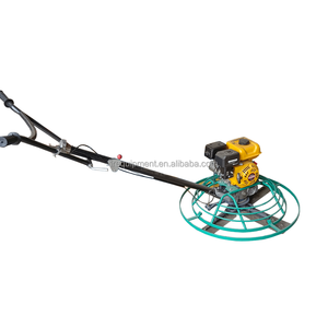 Machine de truelle de puissance de boîte de vitesses de moteur à essence Honda pliable de commande manuelle de finition de béton avec le rayon de braquage court - Product Image 6